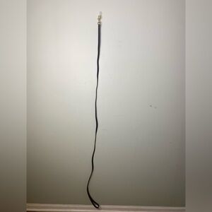 Leather Dog Leash with Gold Clip 6ft